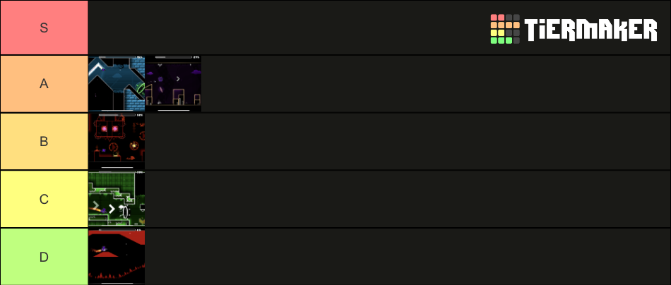 Geometry Dash Chaos Gauntlet Tier List (Community Rankings) TierMaker Geometry Dash Chaos Gauntlet Tier List (Community Rankings) TierMaker