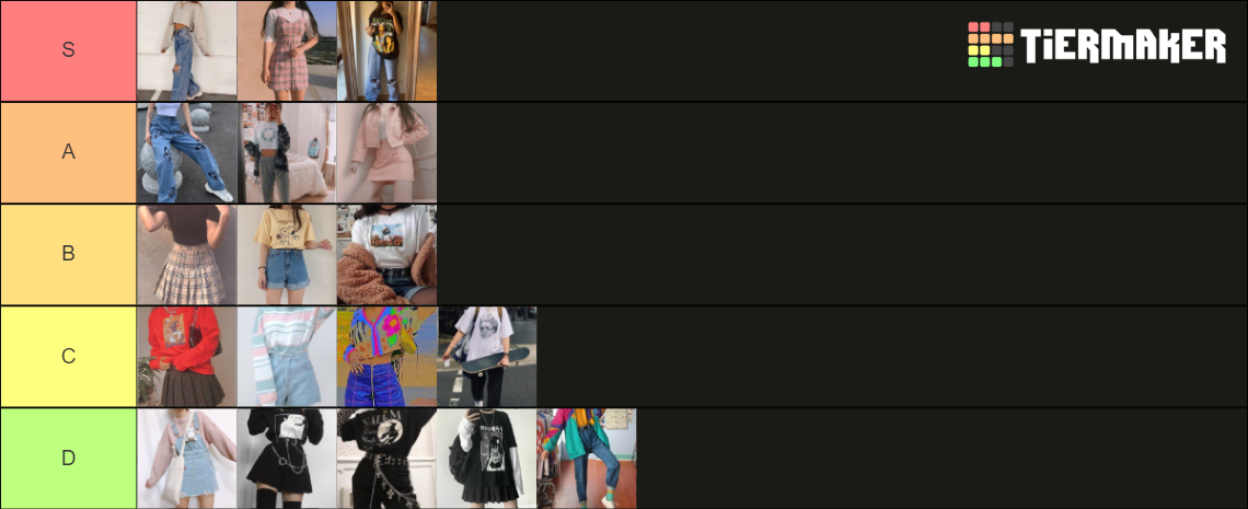 Different Types Of Aesthetic Tier List (Community Rankings) - TierMaker