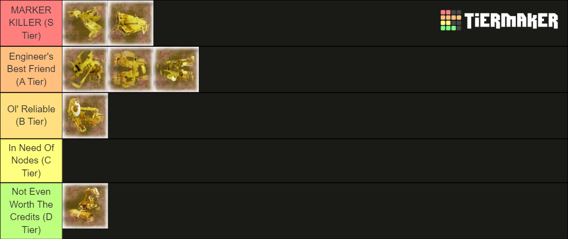 Dead Space 1 Weapon (No DS2 Weapons) Tier List (Community Rankings