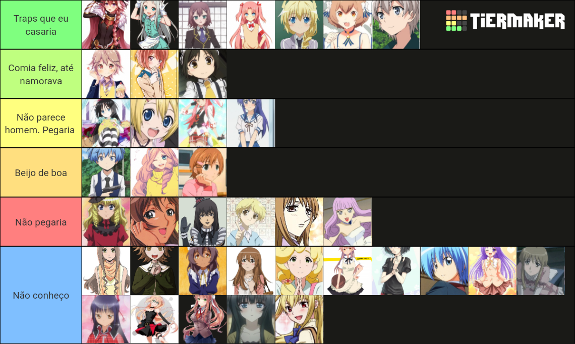 37 Anime traps Tier List (Community Rankings) - TierMaker