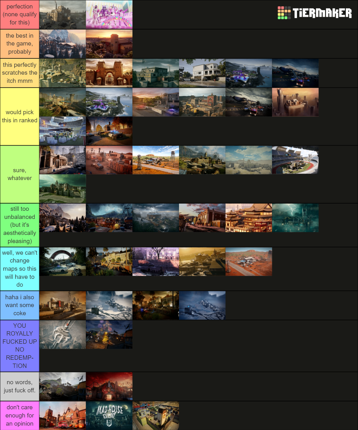 Rainbow Six Maps (August 2022) Tier List (Community Rankings) - TierMaker