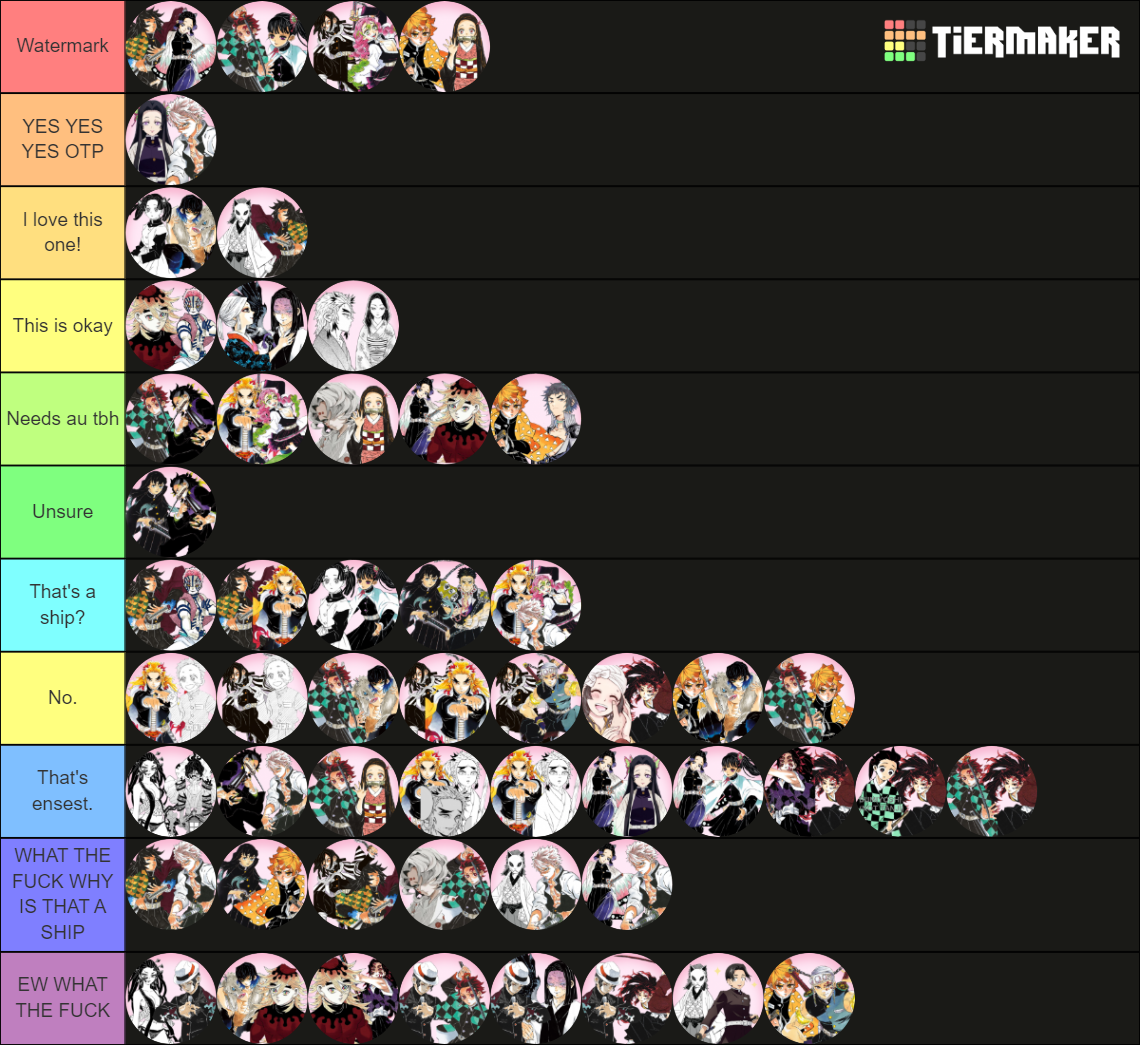 Lots Demon Slayer Ships Tier List (Community Rankings) - TierMaker