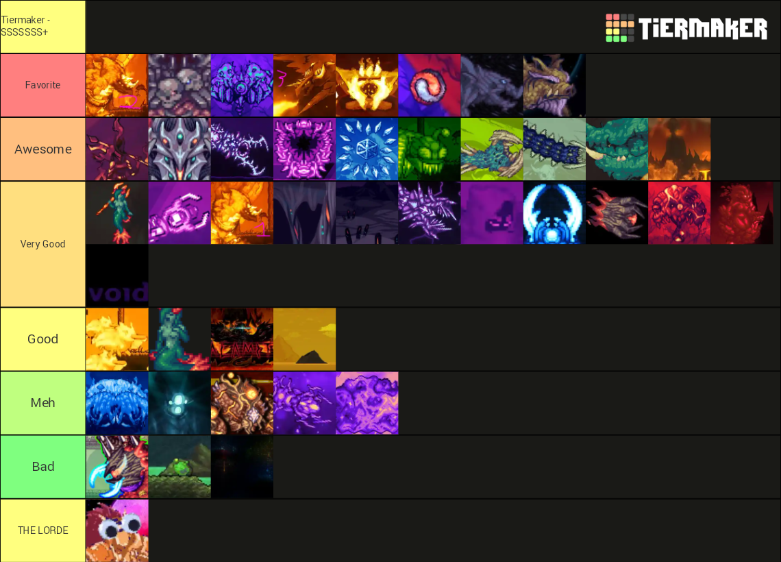 Calamity Mod Music Tier List (Community Rankings) - TierMaker