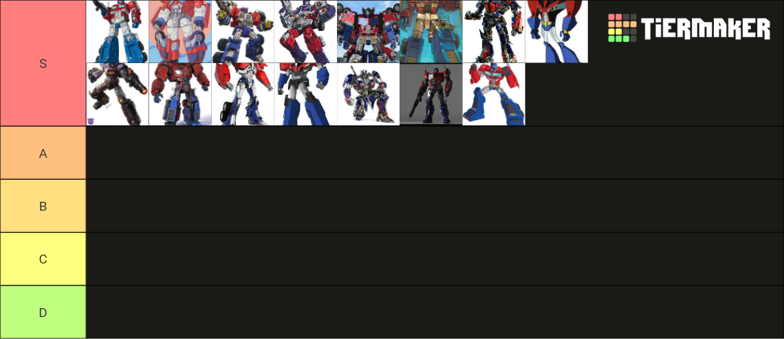 Transformers: Optimus Prime incarnations Tier List (Community Rankings ...