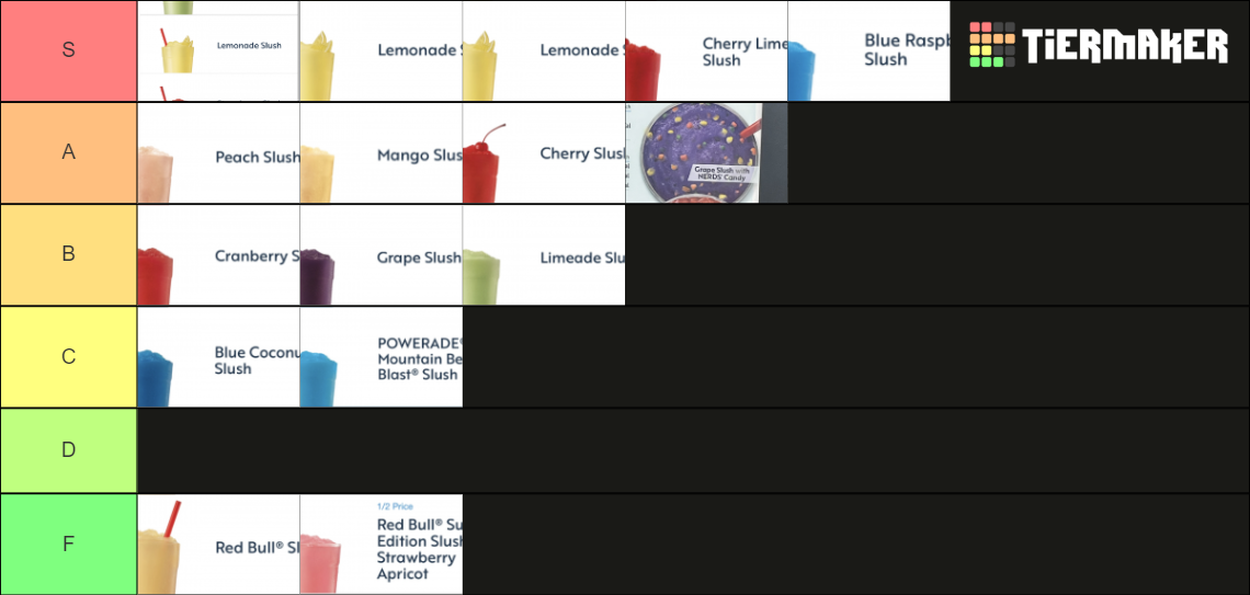 sonic-slush-tier-list-community-rankings-tiermaker