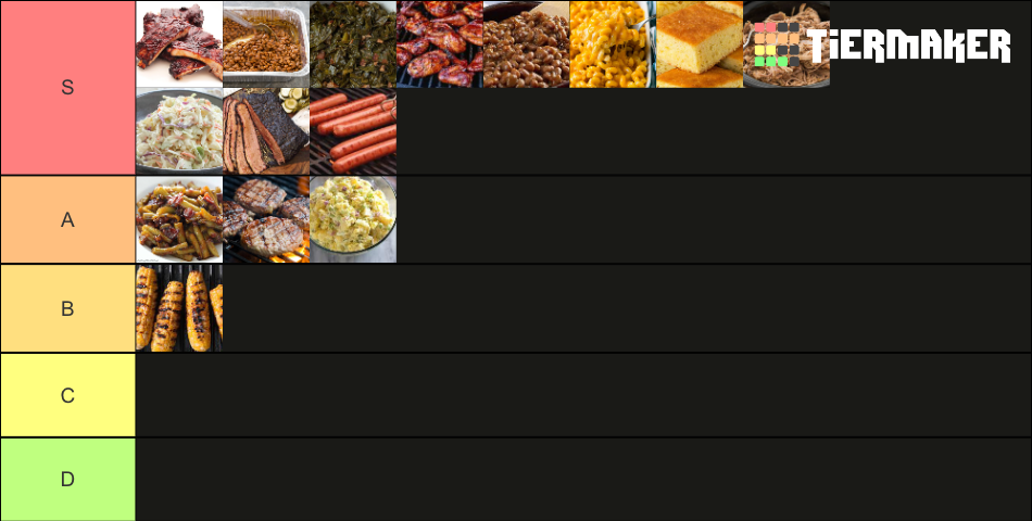 Best BBQ Food Tier List (Community Rankings) - TierMaker