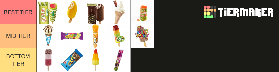 Uk Ice Lollies Tier List Community Rankings Tiermaker