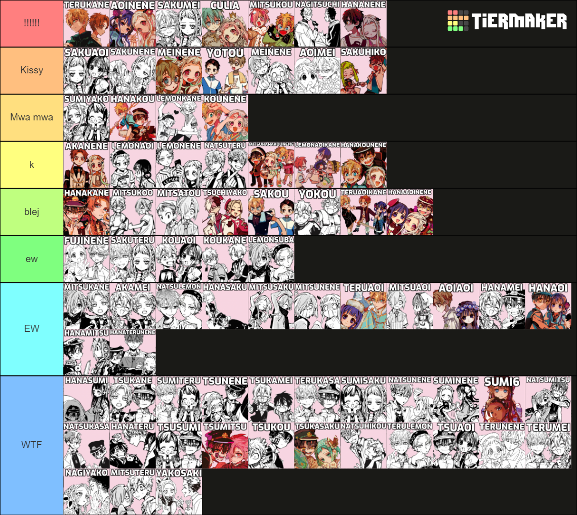  tbhk every single ship tier list community rankings tiermaker