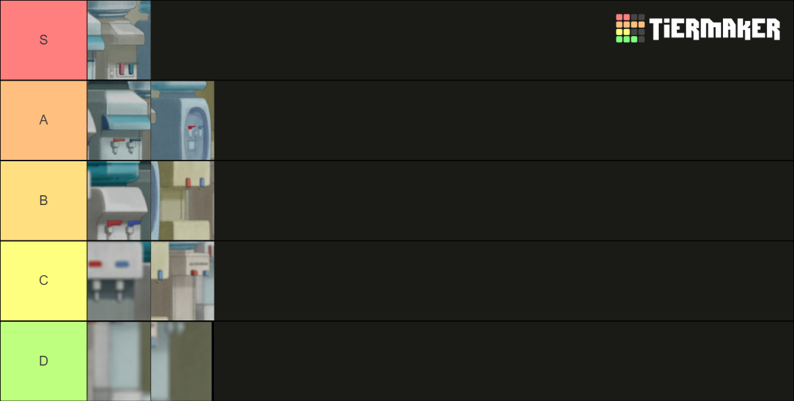 Mob Psycho Water Coolers Tier List Rankings) TierMaker