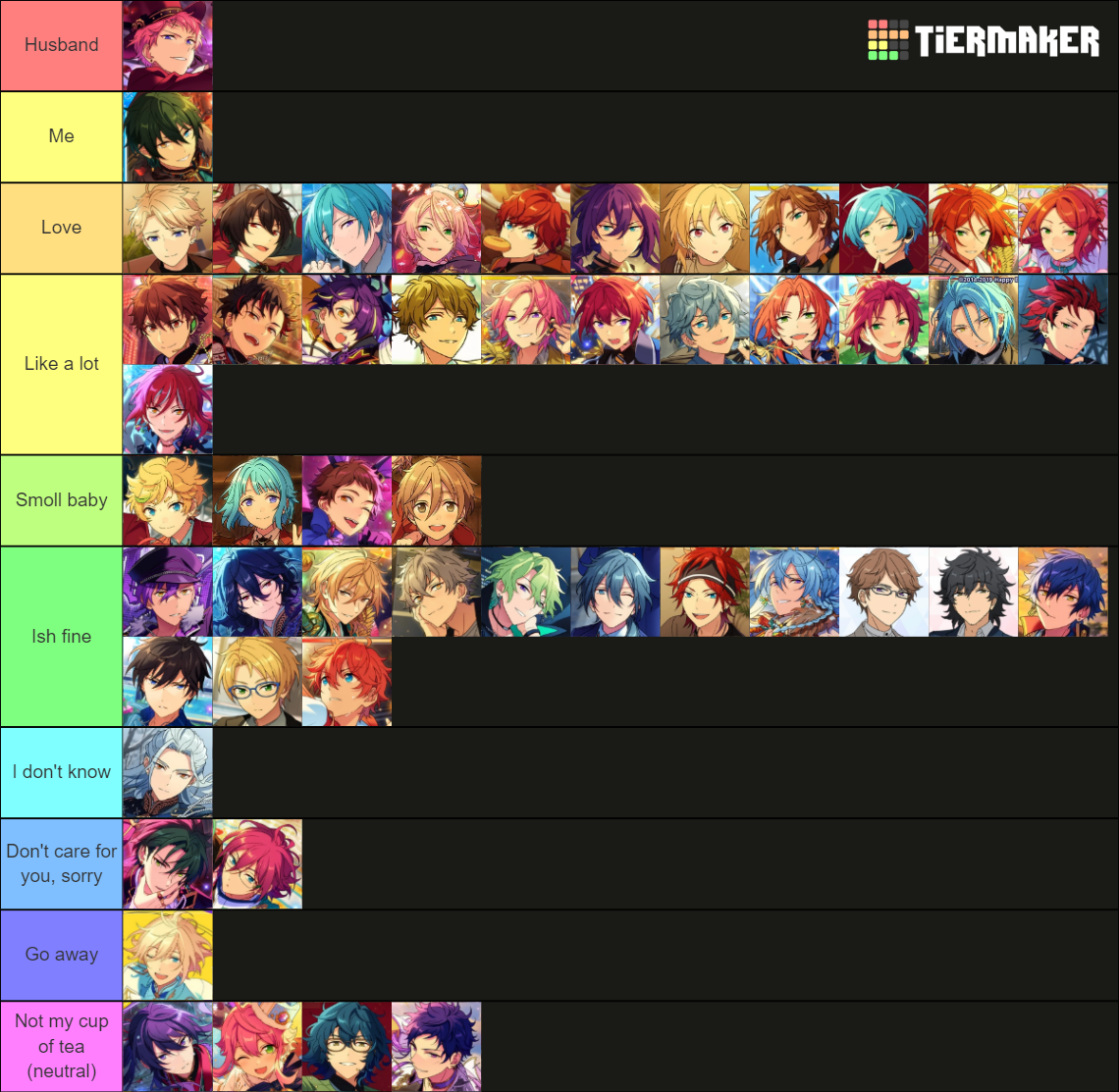 Ensemble Stars! Characters Tier List (Community Rankings) - TierMaker