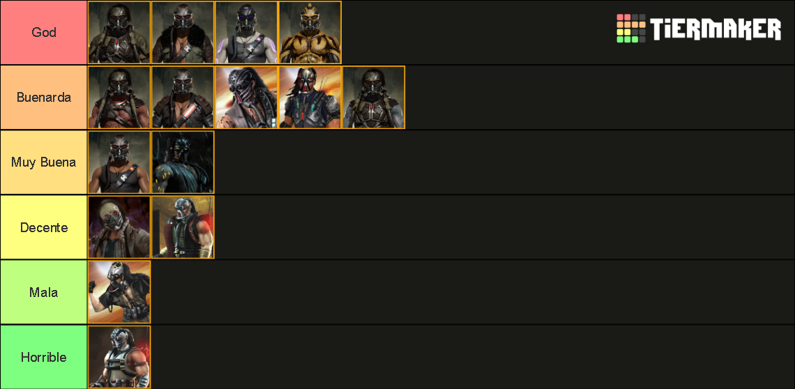 Kabal Skins Tier List Community Rankings Tiermaker Kabal Skins Tier List Community Rankings Tiermaker