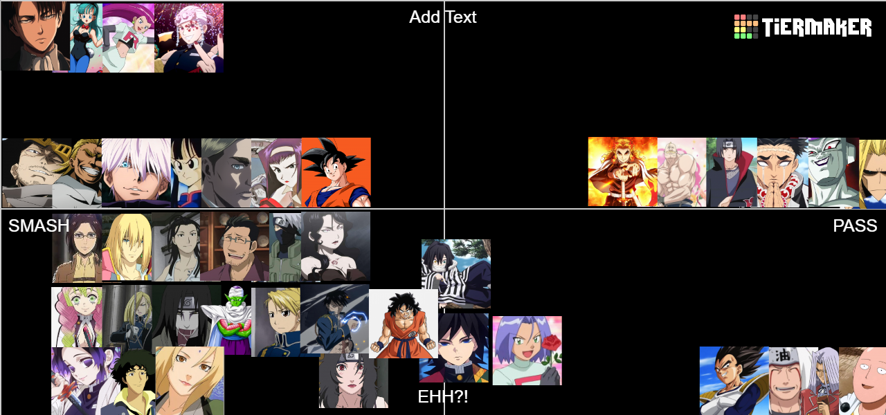 18 Anime Smash Or Pass Tier List Community Rankings Tiermaker 2626