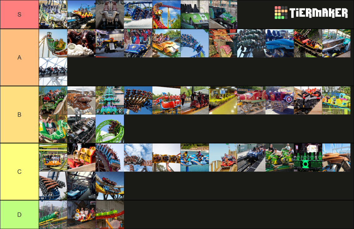 coolest looking rollercoaster trains Tier List (Community Rankings ...