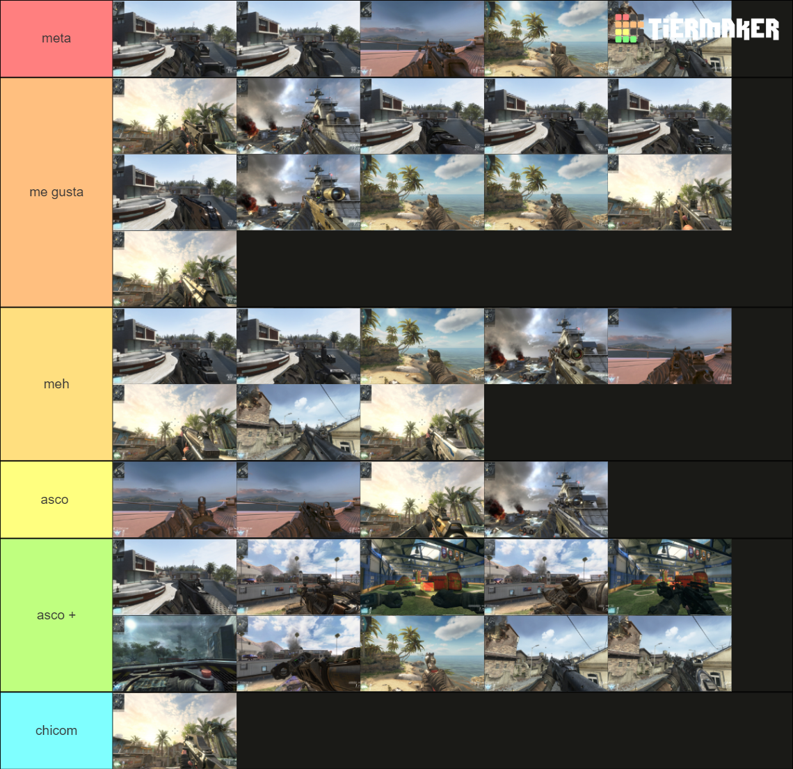 Call Of Duty Black Ops 2 Multiplayer Weapons Bo2 Tier List Community Rankings Tiermaker 