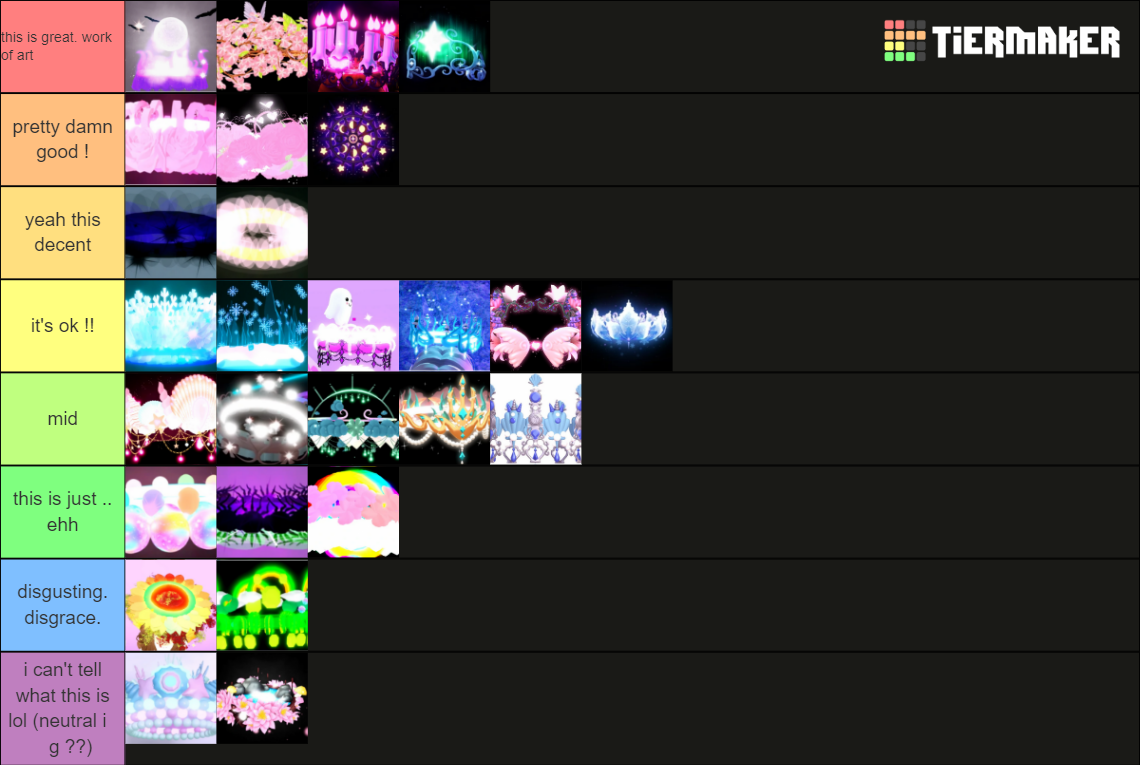 😇royale High Halos😇 Tier List Community Rankings Tiermaker