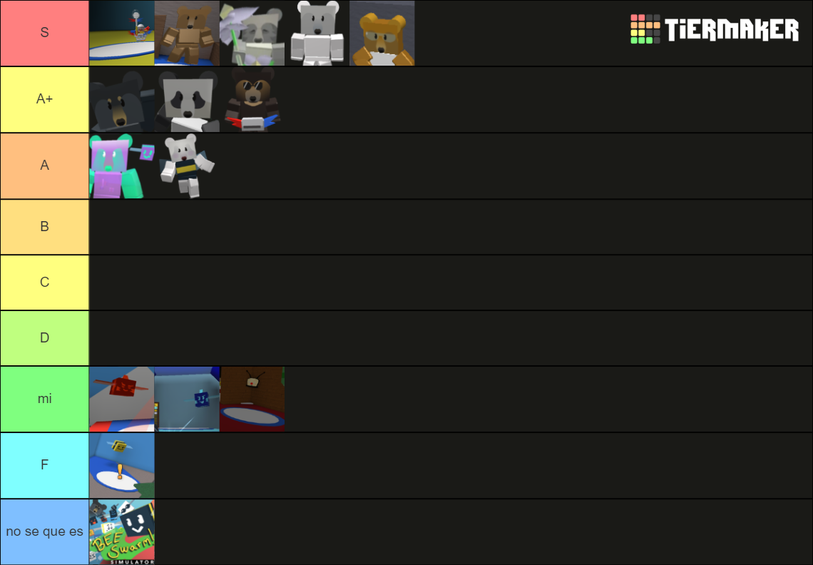 Bee Swarm Simulator NPCs Tier List (Community Rankings) - TierMaker