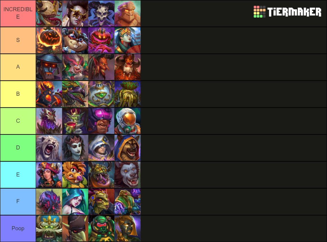 Dungeon Crusher Heroes Tier List (Community Rankings) - TierMaker