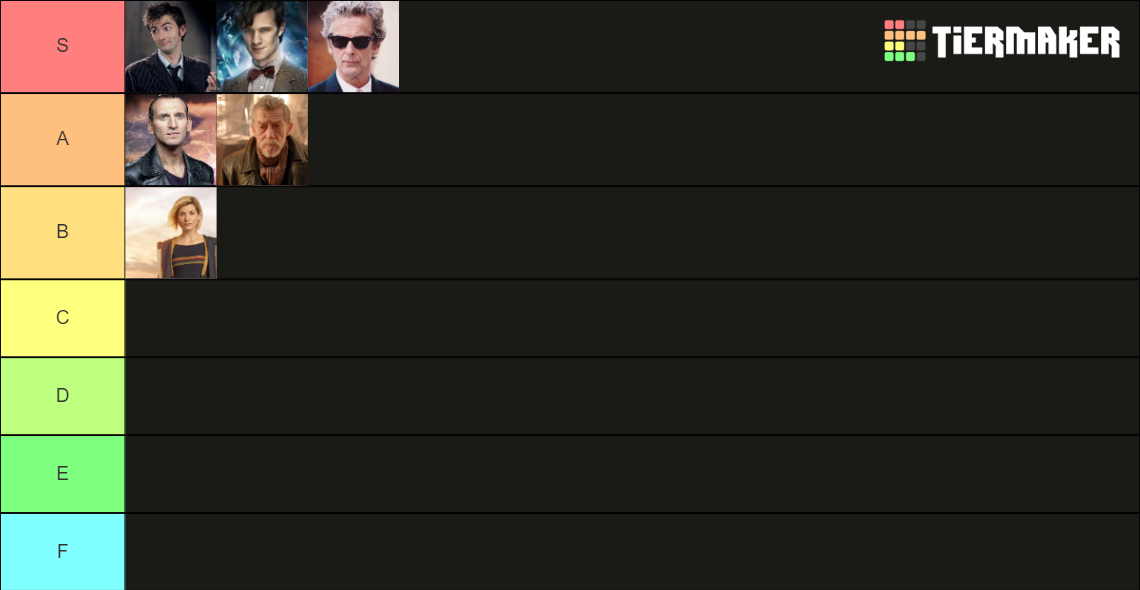 Doctor Who Tier List (Community Rankings) - TierMaker