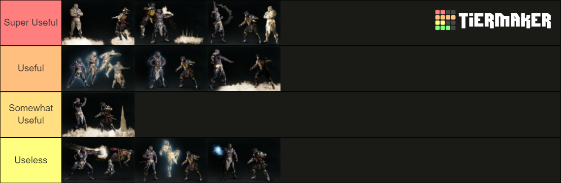 Mortal Kombat 11 Geras Custom Moves Tier List Community Rankings Tiermaker 0414