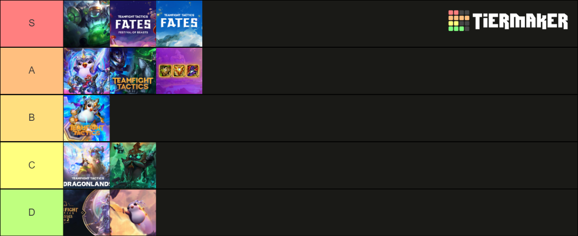 Different TFT Sets Tier List (Community Rankings) - TierMaker