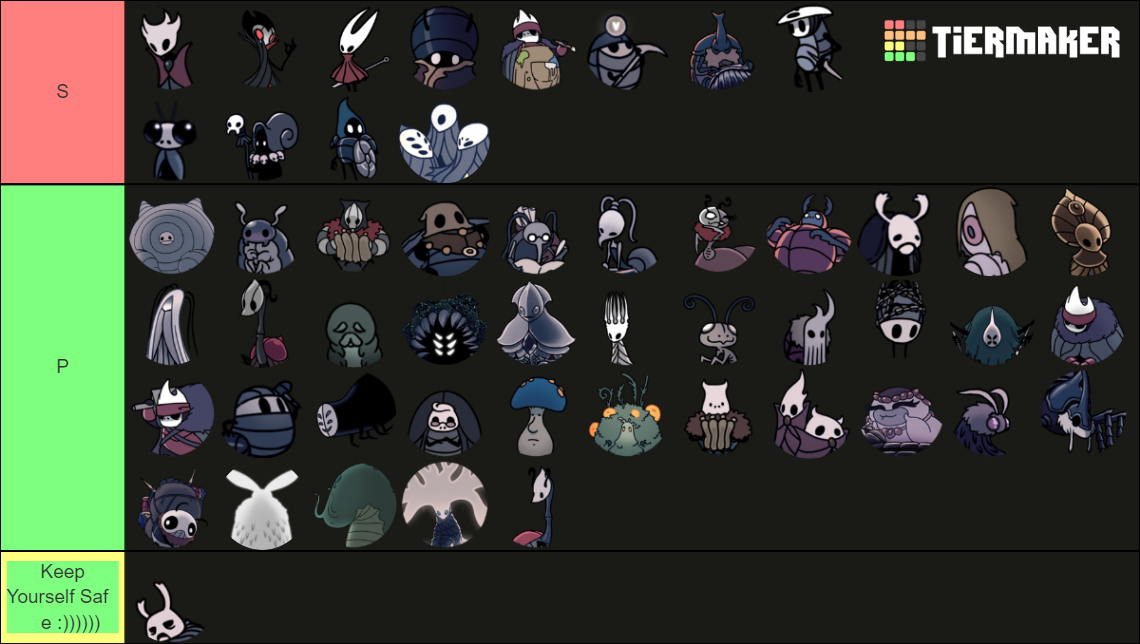 Hollow Knight NPCs Tier List (Community Rankings) - TierMaker