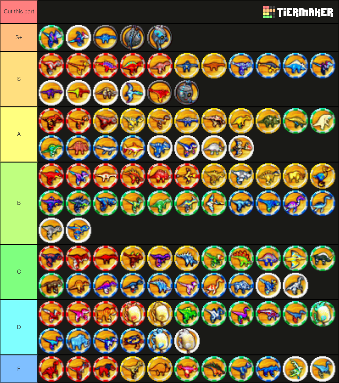 Fossil Fighters Medal Vivosaurs Tier List Rankings) TierMaker
