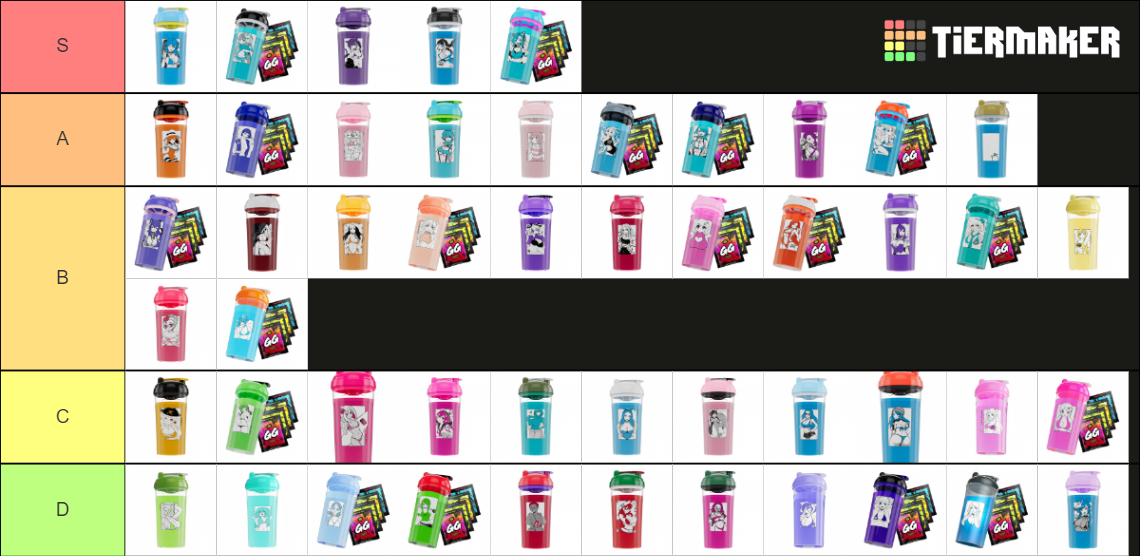 Gamersupps Waifu Cup Tier List Rankings) TierMaker(02)