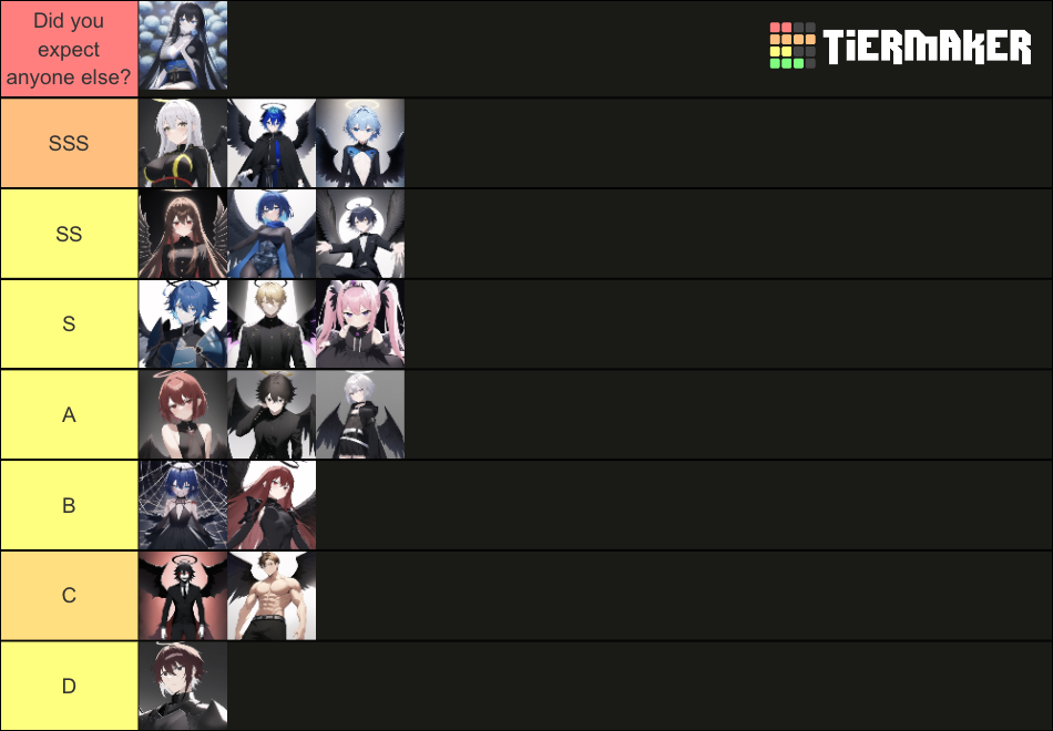 Zeta Dark Designs Tier List Rankings) TierMaker