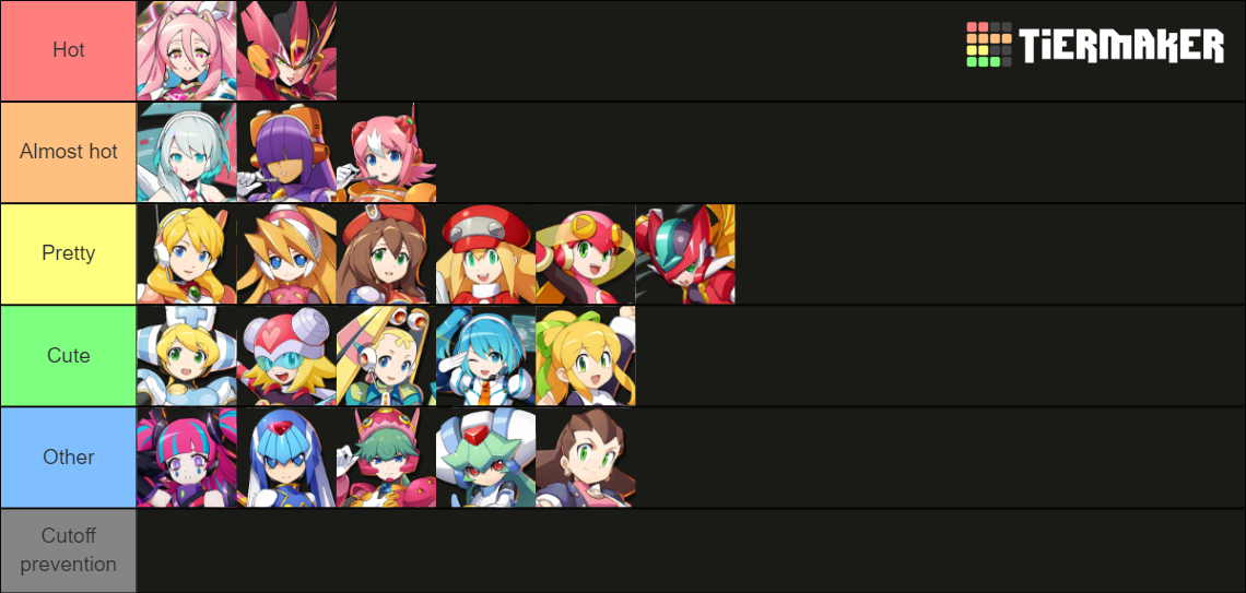 Smash or Pass Rockman X DiVE Tier List Rankings) TierMaker