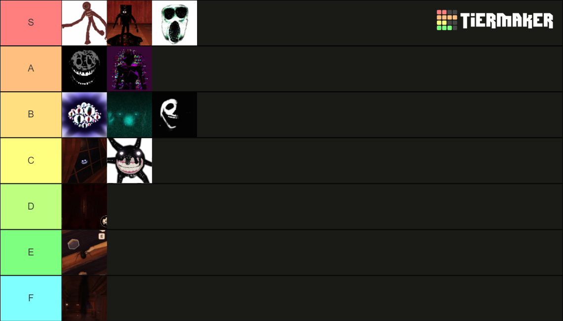 Doors monsters Tier List Rankings) TierMaker