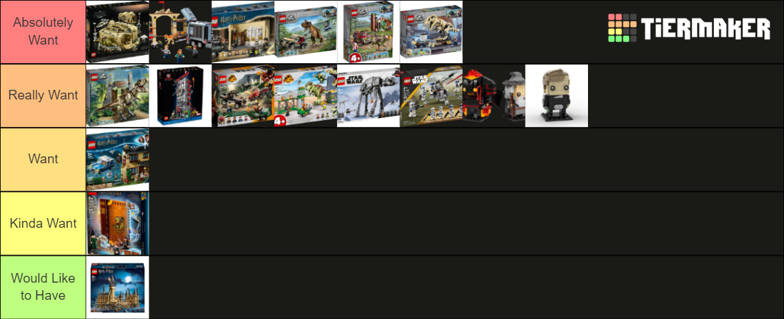 2023 LEGO Buying Tier List (Community Rankings)   TierMaker