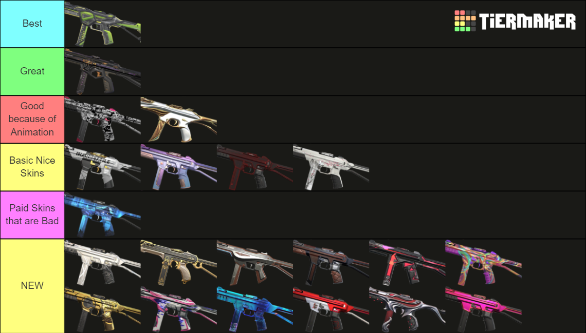 Valorant Stinger Skins (August 2022) Tier List Rankings