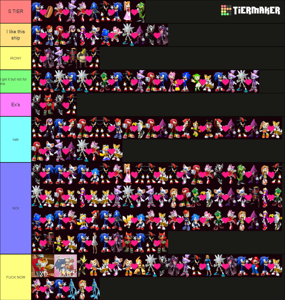 Sonic ships Tier List (Community Rankings) - TierMaker