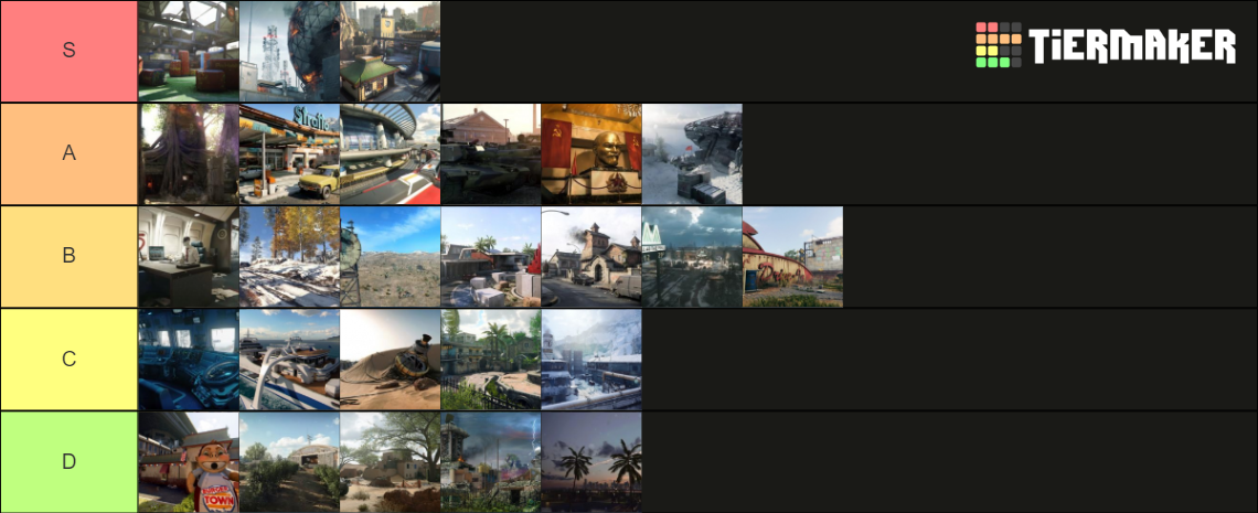 Call of Duty Black Ops Cold War Maps (2022) Tier List (Community ...