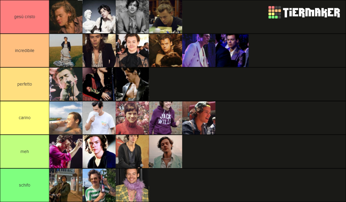 every harry styles eras Tier List Rankings) TierMaker