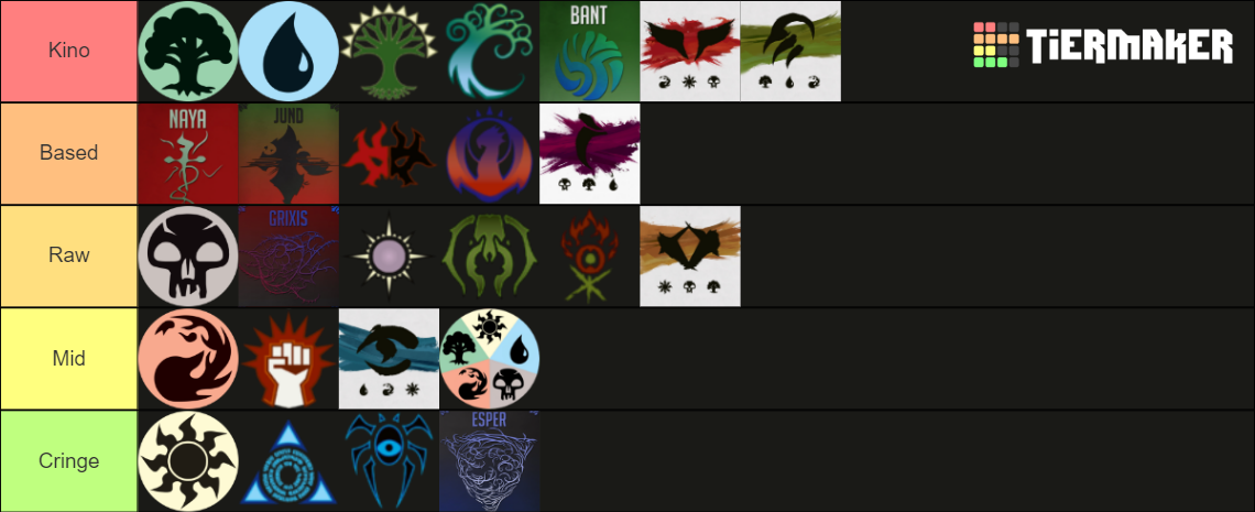 mtg-color-combinations-tier-list-community-rankings-tiermaker