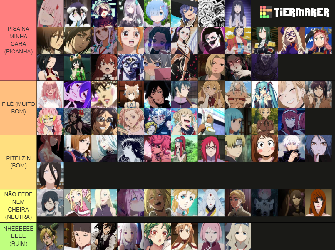 WAIFUS SLA Tier List (Community Rankings) - TierMaker