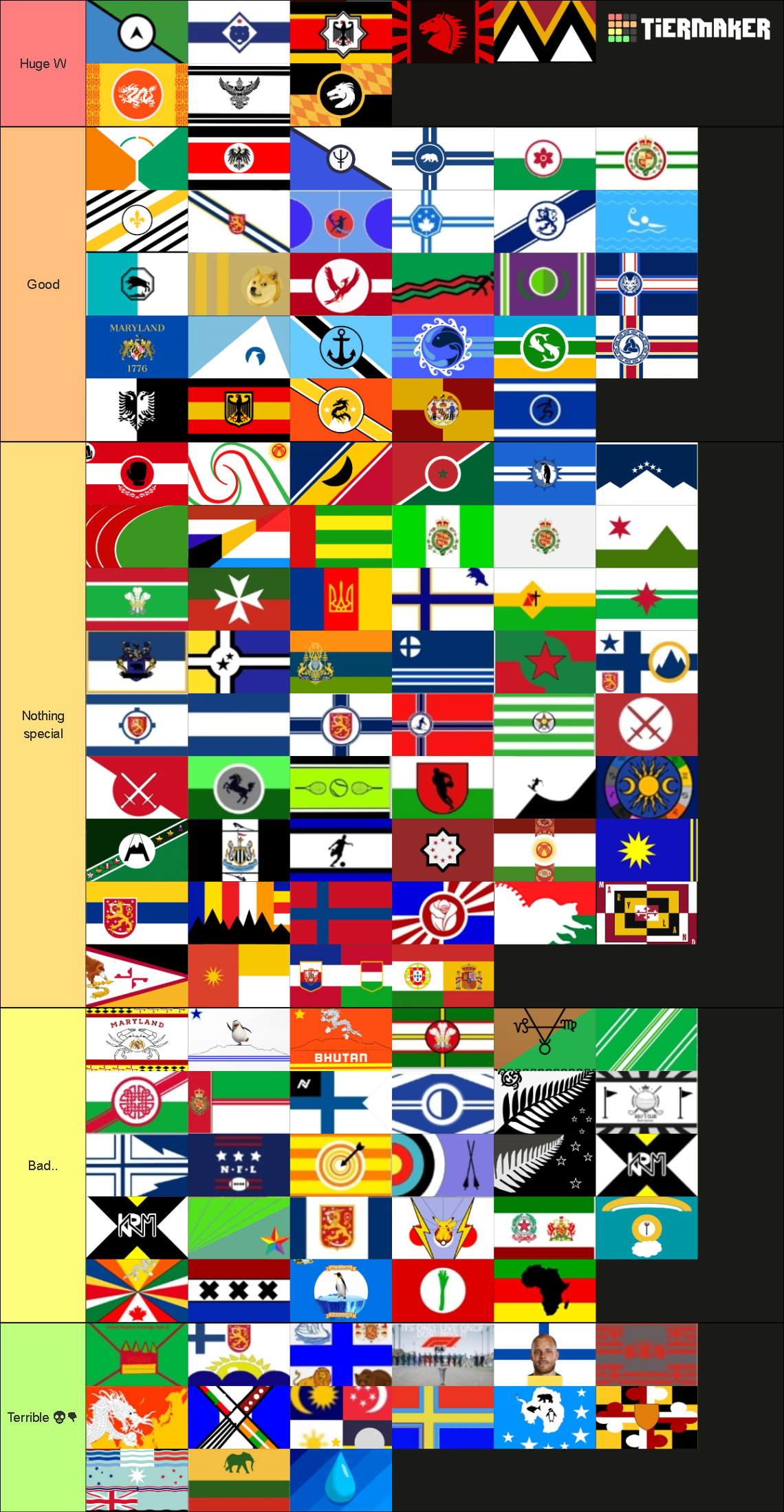 Vexilolosquad all flag competition entries ever Tier List (Community ...