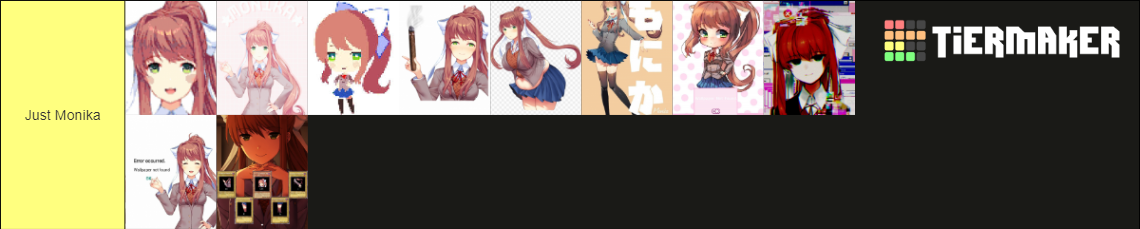 DDLC All Characters Tier List (Community Rankings) - TierMaker