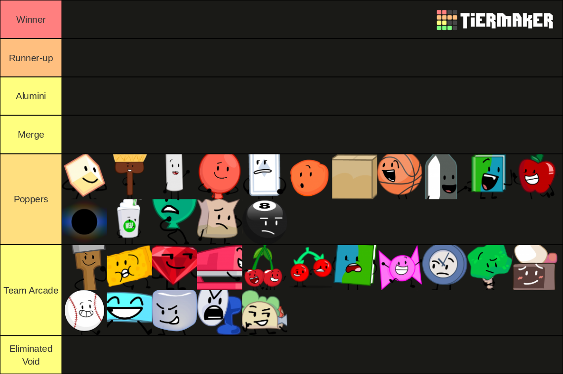 632 Object Show Characters (Fixed) Tier List (Community Rankings ...
