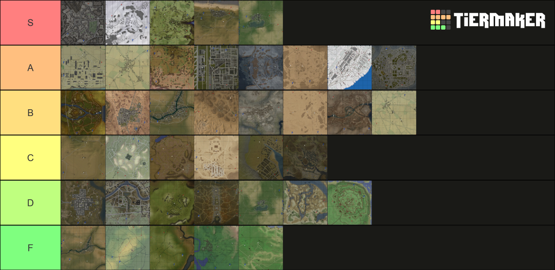 Maps of war thunder Tier List Rankings) TierMaker