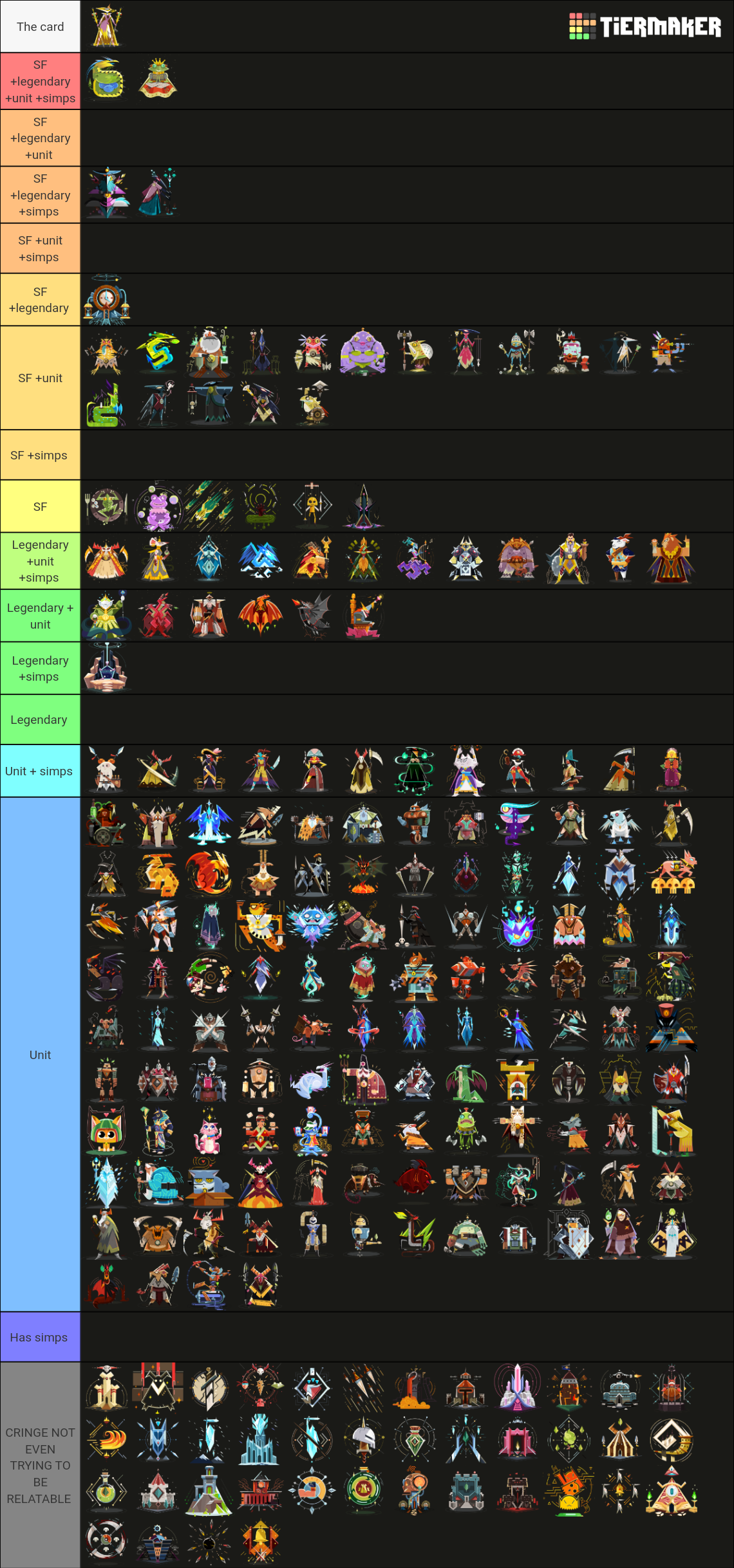 Stormbound all cards Tier List (Community Rankings) - TierMaker