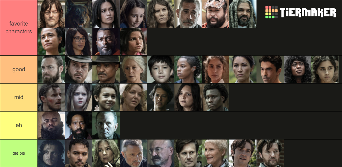 walking dead season 11 characters