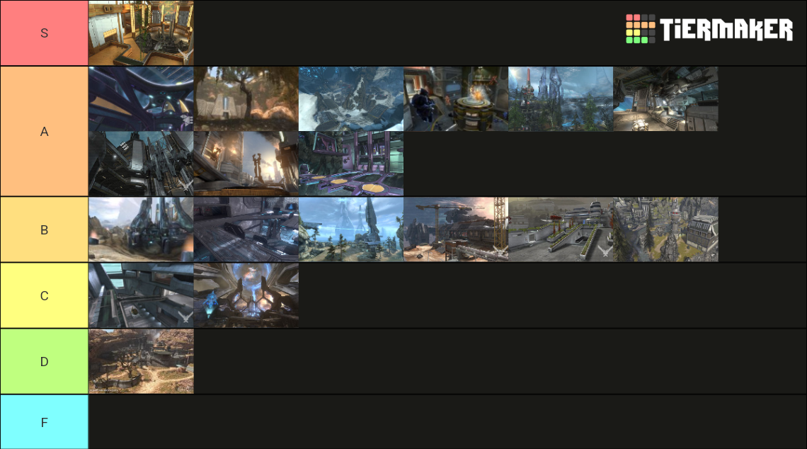 Halo Reach Maps Tier List (Community Rankings) - TierMaker