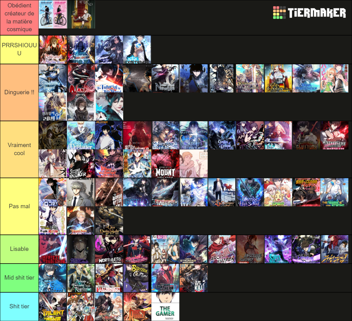 Webtoon (mine) Tier List (Community Rankings) - TierMaker