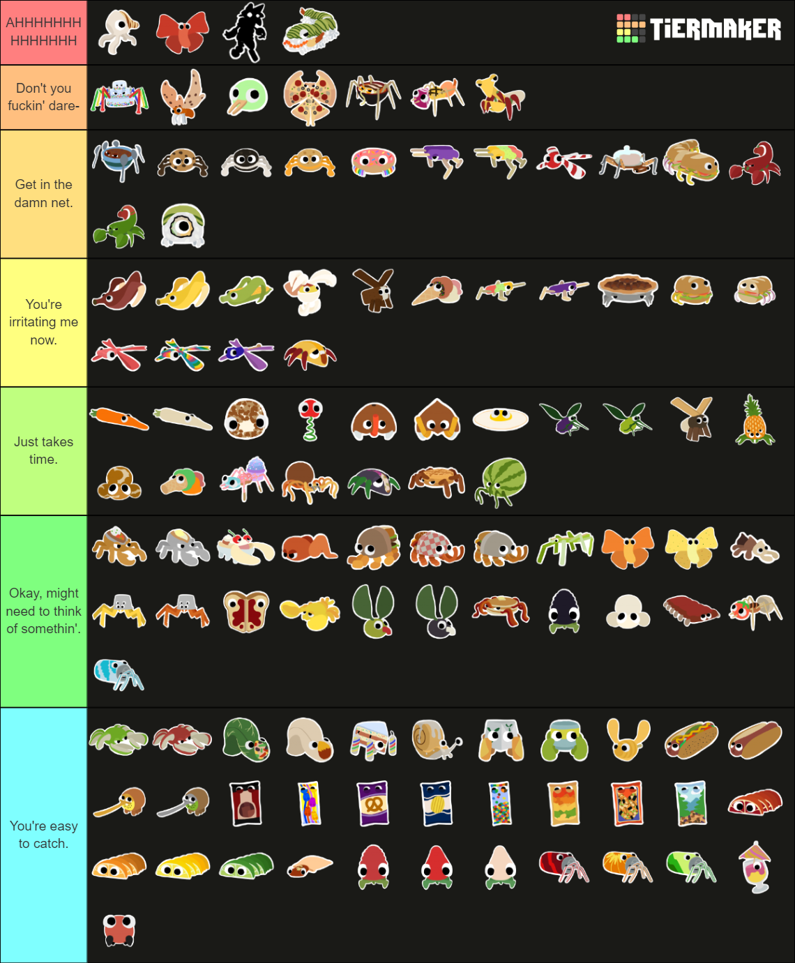 Bugsnax DLC Snax Included Tier List Community Rankings TierMaker bugsnax-dlc-snax-included-tier-list-community-rankings-tiermaker