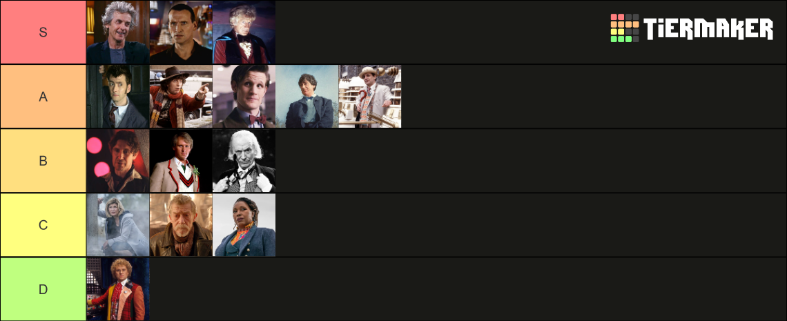 Doctor Who Tier List (Community Rankings) - TierMaker