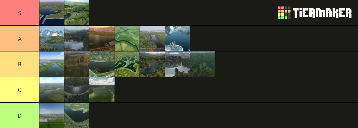 Fishing Planet locations Tier List (Community Rankings) - TierMaker