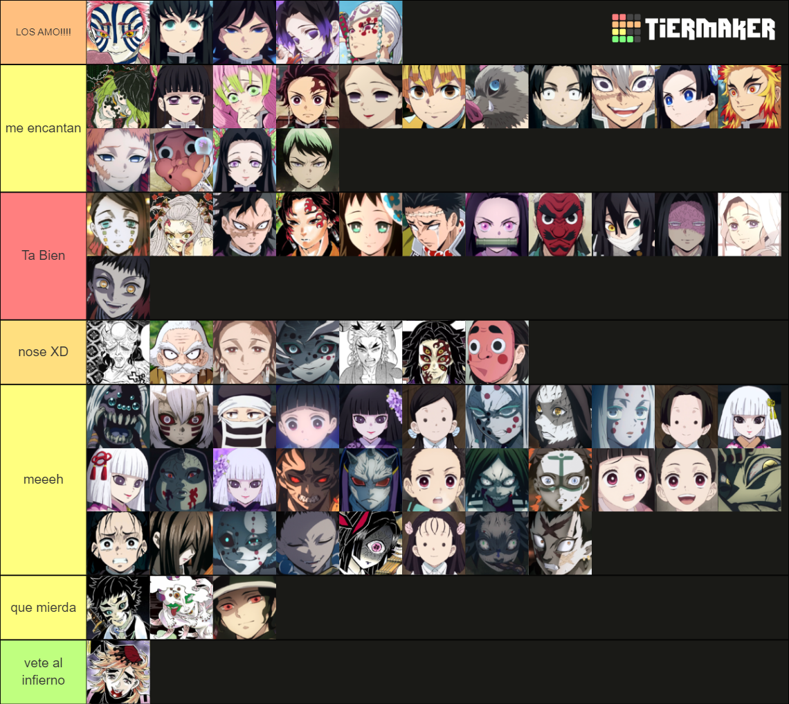 Kimetsu no Daiba Tier List (Community Rankings) - TierMaker