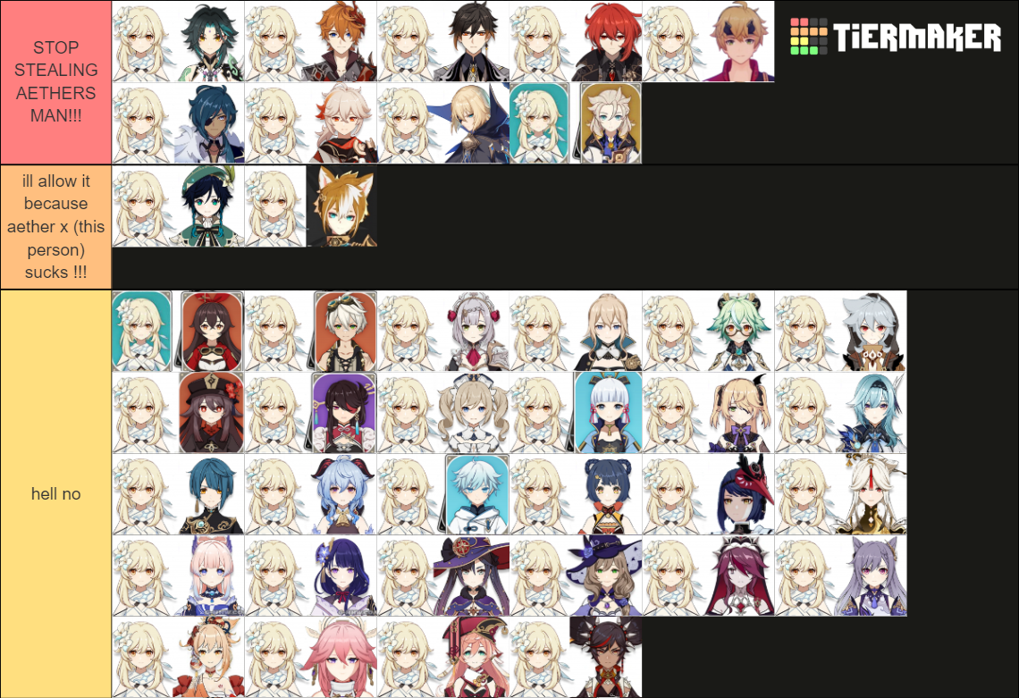 Lumine ships Tier List Rankings) TierMaker
